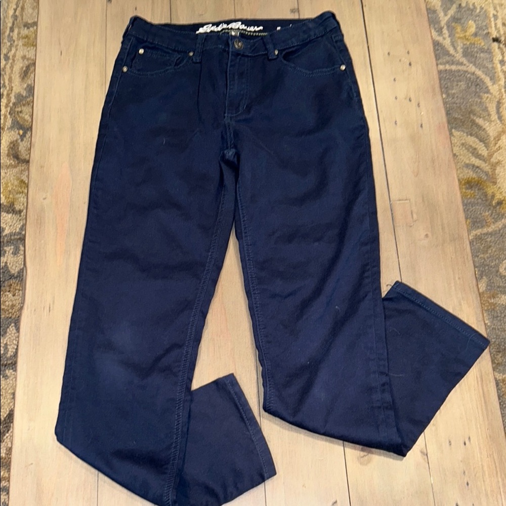 Eddie Bauer Boy’s Slim Straight Navy Pants Sz 16